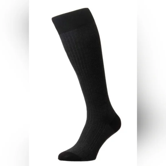 Pantherella Black Dress Socks - Picture 1 of 4